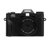 ASHATA Appareil Photo Numérique 4K 60FPS 56MP Vlogging, Zoom Numérique 16x, écran Tactile IPS 3 Pouces pour la Photographie, Appareil Photo sans Miroir 1700 MAh pour Webcam de Voyage