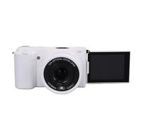 ASHATA Appareil Photo Numérique 4K pour la Photographie et la Vidéo, Caméra de Anti-secousse 64 MP, Flash LED intégré, Mise au Point Automatique, écran Rabattable de 3 Pouces, Zoom 20X, (White)