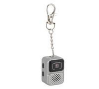 ASHATA Appareil Photo Numérique Compact Rétro Porte-clés, 1080p 2MP 4:3, avec Dragonne, Angle D'objectif de 160°, Accessoire Anti-Perte (Grey)