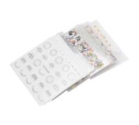 Ashata Autocollants pour ongles 50 Feuilles Autocollants d'Art d'Ongle Auto-adhésifs Décor de Luxe de Fleurs Stickers d'Ongle
