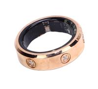 ASHATA Bague de santé Intelligente pour Femmes et Hommes, Tracker d'activité Physique avec Un Design élégant, Télécommande Bluetooth, Compteur de Pas IP68, Plusieurs Modes Sportifs pour (6#)