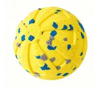 ASHATA Balle à Mâcher pour Chien à Déplacement Automatique et Durable avec E-TPU Léger pour Un Jeu Engageant pour Les Chiens de Taille Moyenne à Grande (Yellow)