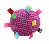 ASHATA Balle de Jouet D'extérieur pour Chien, Jouet Interactif en Peluche de 6.3 Pouces pour Chiens, Idéal pour Créer des Liens et Jouer Activement (Rose Rouge)