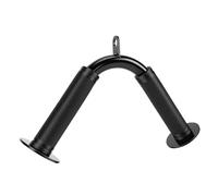 ASHATA Barre de Presse Triceps en V pour Câble, Accessoire de Salle de | Construction en acier, revêtement en caoutchouc antidérapant, système de poulie supplémentaire, outil de musculation,