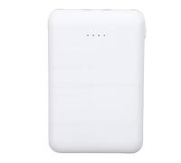 ASHATA Batterie Externe Blanche Portable 10000mAh, pour Gilet Chauffant USB, Vêtements, Sortie Stable, Plug and Play pour Hommes et Femmes, PC ABS Li ION Polymère