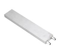 ASHATA Bloc de Refroidissement par l'eau du processeur, Radiateur de Refroidissement par Eau du radiateur en Aluminium pour processeur en Aluminium pour PC Portable (200mm)