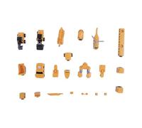 ASHATA Blocs de Construction Magnétiques, Jouet de Véhicule, Camion de Construction Facile à Assembler, Jouet éducatif pour Enfants, Mallette de Rangement Adaptée aux Voyages
