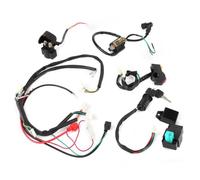 Ashata Bobine d'allumage Kit de Faisceau de Câbles du Moteur à Démarrage Électrique pour 50cc 110cc 125cc Moto Cross PIT Quad