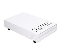 ASHATA Boîte à café en Acier Inoxydable, Excellente capacité de Charge pour Broyeur, Maison, café, Bureau, Applicable pour Broyeur (WHITE)