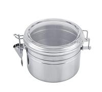 ASHATA Boîte à Café Hermétique, Boîtes et Coffrets à thé et Café Alimentaire en Acier Inoxydable Coffee Vault Hermétique de Conservation pour Café/Haricots/Sucre/Thé(S)