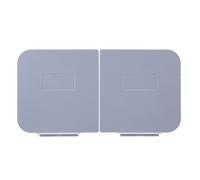 ASHATA Boîte de Maquillage Murale avec Couvercle Rabattable - Organiseur Amovible et Lavable pour Cotons-tiges pour Salle de Bain, Boîte de Rangement Transparente pour Cosmétiques, Support pour (#1)