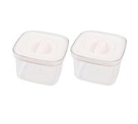 ASHATA Boîte de Stockage de Nourriture Sèche Scellée Transparente, Récipient de Céréales à économie D'effort pour le Plastique Familial (#1)