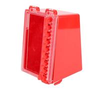 ASHATA Boîte de Verrouillage Murale avec 8 Positions de Trous, Panneau Transparent pour Suspendre les Serrures, Boîte à Combinaison de Clés, Adaptée aux Ouvriers D'usine, Fabriquée en Plastique