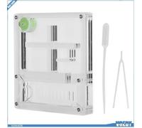 Ashata Boîte d'élevage de fourmis Boîte d'alimentation en Acrylique pour Reptiles, Réservoir Transparent apiculture nicot