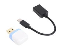 ASHATA Boîte sans Fil de Carplay, Adaptateur Android Auto Converti Wired en Connexion Automatique sans Fil Prise en Charge des Fonctionnalités D'usine Complète, et Mises à Jour