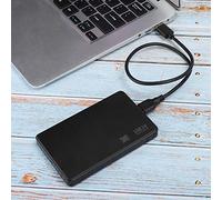 ASHATA Boîtier de Disque Dur, Disque Dur Portable USB 3.0 de 2,5 Pouces Boîtier Externe pour Boîtier de Disque Dur SSD, Boîtier de Disque Dur 2.5 SSD Boîtier de Disque Dur SSD Plug