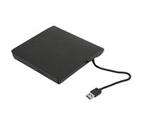 ASHATA Boîtier de Lecteur de DVD Externe, Boîtier de Lecteur Optique USB 3.0 Mince avec Vitesse de Transfert de 5 Gbps pour Système D'exploitation de Bureau D'ordinateur Portable