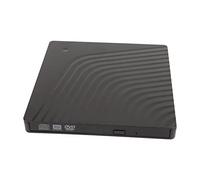 ASHATA Boîtier de Lecteur DVD Externe, USB3.0 USB 2.0 Haute Vitesse 5Gbps Boîtier de Graveur DVD Portable, Boîtier de Lecteur CD/DVD Externe Amovible pour Ordinateur Portable