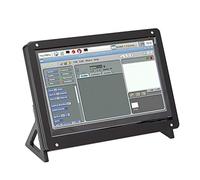 ASHATA Boîtier et écran pour, 7in 1024 * 600 HDMI boîtier à écran Tactile avec Support en Plastique pour (Cas)