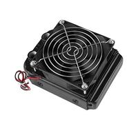 ASHATA Boitier PC Refroidisseur, 8 Tubes Ordinateur d'eau de Refroidissement avec Ventilateur Radiateur Dissipateur de Chaleur en Aluminium (90MM)
