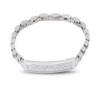 ASHATA Bracelet élégant Intelligent, activité Portable et Tracker de Fitness pour Le Mode Multi Sport, Bluetooth V5.1 Fitness Tracker Wristband IP68 Proof, Charge Magnétique (Silver)