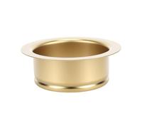 ASHATA Bride D'évier en or pour Broyeur 114mm avec Joint | Acier inoxydable brossé, anneau de vidange résistant à la rouille, adaptateur d\'élimination des déchets, ajustement de