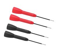 ASHATA Broche de Test d'isolation d'aiguille de Test de Multimètre pour les Tests de Tension, Sonde de Non Destructive CAT Ⅱ 600 V/10 A, Tête 'aiguille de 1 Mm, Matériau PA en Laiton pour les