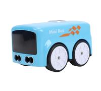 ASHATA Bus télécommandé pour Garçons de 1, 2 et 3 Ans, Jouets de Voitures Télécommandées de Dessin animé pour Les Tout-Petits, 4 Modes Intelligents Interactifs, Mini Jouet de Voiture RC (Blue)