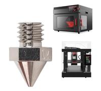 ASHATA Buse D'imprimante 3D, Pointe en Alliage à Haute Résistance trempé 0.4mm avec Connexion de Gorge sans Couture pour Raise3D N Pro2 Pro3 E2 Series, Prend en Charge PLA ABS PETG