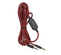 ASHATA Câble Audio de Remplacement pour, Câble Audio de Remplacement pour Casque de Jeu avec Microphone et Contrôle du Volume, pour Téléphone G433 G233 G Pro G Pro X