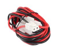 ASHATA Câble d'alimentation CC pour Radio Mobile TK7180 TK8180 TK7302 TK8302 NX 820, Cordon d'alimentation CC de Voiture 9,8 Pieds 12 V avec Fusible, Coque en PU Résistant à la Chaleur
