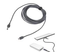 ASHATA Câble d'alimentation Mini USB C vers DC, Câble d'alimentation Mini Type C vers DC, Conducteur en Cuivre 18 AWG, Boîtier en PVC, Câble USB C vers DC, Câble (1,5 m)