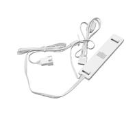 ASHATA Câble d'extension de Répartiteur ARGB, Câble RVB Adressable à 3 Broches, Répartiteur de Lumière LED de Ventilateur PC pour Bande RVB de Boîtier d'ordinateur (WHITE)