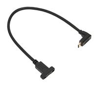 ASHATA Câble D'extension de Type C Mâle vers Femelle, 10 Gbit/s USB 3.1 Type C Mâle vers Femelle Câble de Charge et de Synchronisation pour Smartphone, pour, avec Trou de Vis pour