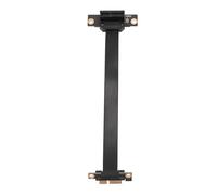 ASHATA Câble d'extension PCI Express X1, Bouchon à Haute Vitesse Polyvalent TPE et Play PCIe 3.0 X1 Riser Cable pour 1U 2U (30cm)