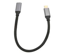 ASHATA Câble D'extension USB C 10 Gbit/s 100 W, Sortie Vidéo 4K, Large compatibilité, Portable et Durable, Prend en Charge la Charge, Les Données, L', la Sortie Vidéo (0.25M)