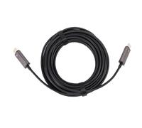 ASHATA Câble HD Fibre Optique 48Gbps 10m pour Jeu 8K | Connecteur ultra fin, protection contre la pénétration murale incluse, retour eARC, prise plaquée or, coque anti-pliure