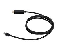 ASHATA Câble Mini DisplayPort vers, Câble Mini ou de 1,8 M, Câble Mini DisplayPort vers 1080P 60Hz 10Gbps Compatible avec Ordinateur Portable, Moniteur, Projecteur