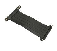 ASHATA Câble Riser PCIE 4.0 X16, Câble D'extension de Carte Graphique GPU, Câble D'extension de Carte Graphique GPU à Angle Droit Flexible Haute Vitesse à 90 Degrés (20 cm)