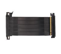 ASHATA Câble Riser PCIE 4.0 X16, Câble D'extension de Carte Graphique Haute Vitesse, Câble D'extension GPU Double Face Flexible à 180 Degrés pour RTX 4090 pour RX 7900 XT (Noir)