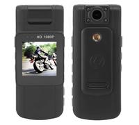 ASHATA caméra cachée portable, 1080P, vision nocturne, clip dorsal grand angle, type C charge caméra de poche pour réunions avec les forces de l'ordre