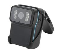 ASHATA Caméra de Corps de Police, Caméra Portée par Le Corps HD 1080p avec Microphone, Caméra Portable sans Fil avec Vision Nocturne, Caméra Portable 12 M de Corps de Police WiFi, Légère et Portable