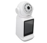 ASHATA Caméra de sécurité Intérieure avec Vue à 360 Degrés, écran Haute Définition, Fonctionne avec Wi-FI 2,4 GHz, Communication Bidirectionnelle, Moteur Silencieux, Détection de