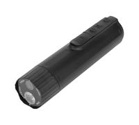 ASHATA Caméra de Sport pour éclairage Avant de Vélo, Caméra d'action de Vélo HD 1080P avec Lampe Frontale LED, Enregistrement Vidéo Portable, étanche IP68, Grand Angle 140 °, pour la (Black)