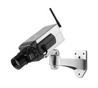Topiky Caméra factice de Balle, caméra factice factice de sécurité de Balle étanche avec Flash LED Unique pour la Maison, Centre Commercial, supermarché, Centre Commercial piéton, etc.