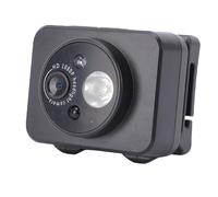 ASHATA Caméra Frontale, Lampe Frontale à LED, Caméra Vidéo Portable 2MP 1080P pour L'enregistrement, pour Le Sport, Le Cyclisme, Le Camping, Les Activités de Plein Air (32G)