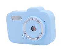 ASHATA Caméra Numérique, 2 Pouces IPS Screme Cames Cames Double Lens Small Digital Camera avec Jeux pour d'anniversaire (Blue)