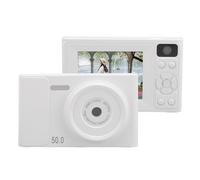 ASHATA Caméra Numérique 48MP, Caméra Rétro de Zoom Numérique 8X, Double Lentille, 2,4 "16: 9 écran TFT, Autofocus, Arrêt Automatique, Lumière Remplit, Came de Photographie Portable