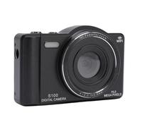 ASHATA Caméra Numérique 4K, Appareil Photo Photographique 75 MP avec écran Tactile de 2,8 Pouces, WiFi, Automatique, Zoom 16x pour Le Paysage de Portrait de Voyage (Black)