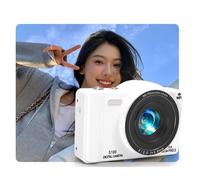 ASHATA Caméra Numérique 4K avec Flash, 75 MP Dual Lens, 16x Zoom Numérique, WiFi, Autofocus, écran Tactile HD de 2,8 Pouces avec Carte de 32 Go pour Voyages en Photographie (32GB)